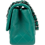 Chanel Quilted Lambskin Mini Rectangular Single Flap Crossbody Bag