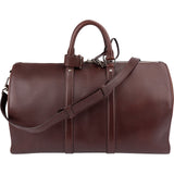 Louis Vuitton Bordeaux Calfskin Nomad Keepall 45 Bandoulière Travel Bag
