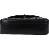 Chanel Quilted Lambskin 24K Gold Single Flap Crossbody Bag