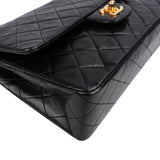 Chanel Quilted Lambskin 24K Gold Medium Double Flap Shoulder Bag