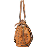 MCM Monogram Visetos Satchel Shoulder Bag