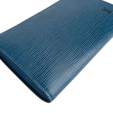 Louis Vuitton Blue Epi Leather Pochette Accessoires Handbag