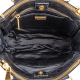 Miu Miu Vitello Shine Leather Satchel Handbag