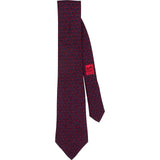 Hermès Geometric Horsebit Pattern Silk Tie Krawatte
