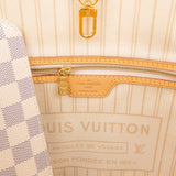 [🔄️B07 / F20] Louis Vuitton Monogram Damier Azur Canvas Neverfull MM Shoulder Bag - vintageandkickz