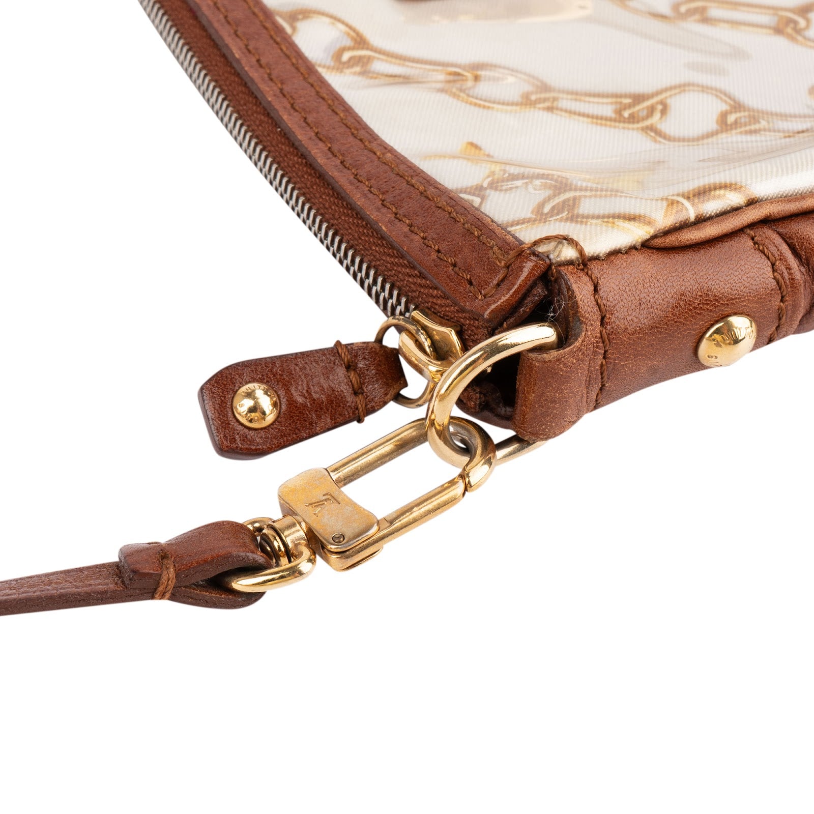[🔄️B18 / F23] Louis Vuitton Canvas Monogram Signature Charms Pochette Handbag - vintageandkickz