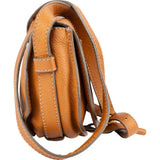 Chloé Grained Calfskin Marcie Saddle Small Crossbody Bag
