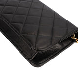 Chanel Quilted Lambskin 24K Gold Single Flap Shoulder Bag