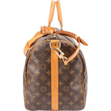 Louis Vuitton Monogram Canvas Keepall 50 Bandoulière Travel Bag