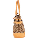 Coach Monogram Signature Canvas Hampton Carryall Handbag