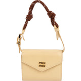 Miu Miu Soft Calf Leather Mini Wallet Handbag
