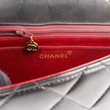 Chanel Quilted Lambskin 24K Gold Medium Diana Single Flap Crossbody Bag