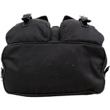 Prada Leopard Print Animal Hair Triangle Multipoket Drawstring Backpack