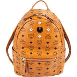 MCM Monogram Visetos Stark Studded Small Backpack