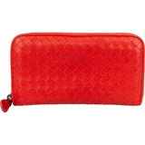 Bottega Veneta Intrecciato Leather Zip Around Wallet