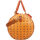 MCM Monogram Visetos Boston 50 Travel Bag