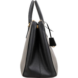 Prada Bicolor Saffiano Leather Galleria Handbag