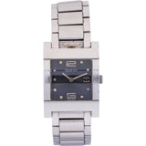 Gucci Silver Tone Wide 7700 L Woman Watch