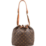 Louis Vuitton Monogram Canvas Sac Noé Petit Shoulder Bag