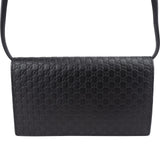 Gucci Microguccissima Leather Wallet On Strap Crossbody Bag