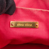 Miu Miu Vitello Lux Small Padlock Handbag