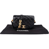 Chanel Quilted Lambskin CC Chain Flap Crossbody Bag