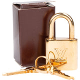 Louis Vuitton Classic Gold Lock Schloss Padlock