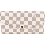 Louis Vuitton Monogram Damier Azur Sarah Wallet - vintageandkickz