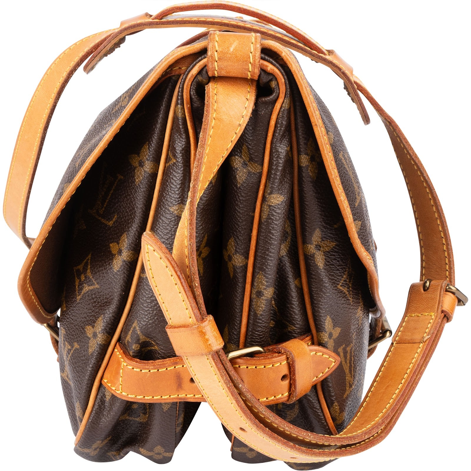 Louis Vuitton Monogram Canvas Samaur 30 Crossbody Bag - vintageandkickz