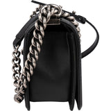 Chanel Quilted Lambskin Medium Boy Single Flap Crossbody Bag