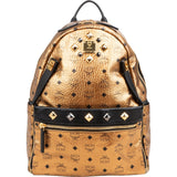 MCM Visetos Monogram Stark Studded 2 in 1 Backpack
