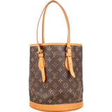 Louis Vuitton Monogram Canvas Bucket PM Shoulder Bag