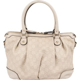 Gucci Cream Guccissima Leather Sukey Handbag