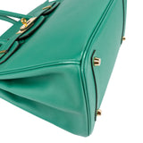 Hermès Vert Vertigo Epsom Leather Gold Birkin 30 Handbag