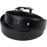 Cartier Silver Tone Reversible Leather Cartier Belt