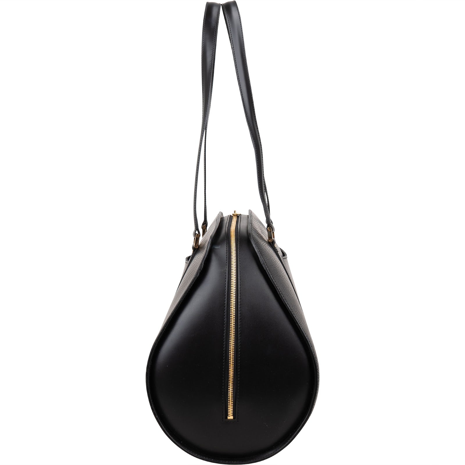 [🔄️B20 / F07] Louis Vuitton Noir Epi Leather Sac St. Jacques Shoulder Bag - vintageandkickz