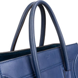 Céline Blue Leather Phantom Handbag
