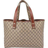 Gucci Monogram GG Supreme Web Tote Bag