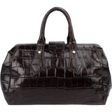Vivienne Westwood Croc Embossed Leather Frame Bag Handbag