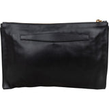 Miu Miu Black Leather Studded Clutch Bag