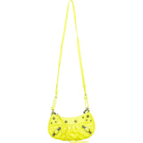 Balenciaga Neon Green Le Cagole XS Pochette Accessoires Shoulder Crossbody Bag