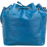 Louis Vuitton Blue Epi Leather Sac Noé Petit Shoulder Bag
