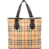 Burberry Haymarket Nova-Check  Tote Handbag