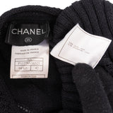 Chanel Seamless Body Suit One Piece Black Knit Cocomark (FR42 / DE40)
