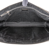 Prada Saffiano Leather Triangle Briefcase Handbag