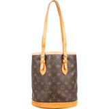 Louis Vuitton Monogram Canvas Bucket PM Shoulder Bag