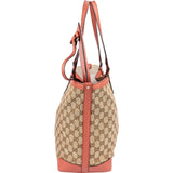 Gucci Monogram GG Canvas Bree Tote Shopper Shoulder Bag