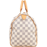 Louis Vuitton Monogram Damier Azur Speedy 30 Handbag