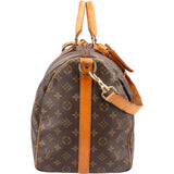 Louis Vuitton Monogram Canvas Keepall 50 Bandoulière Travel Bag