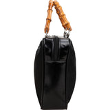 Gucci Nylon Bamboo Top Handle Handbag